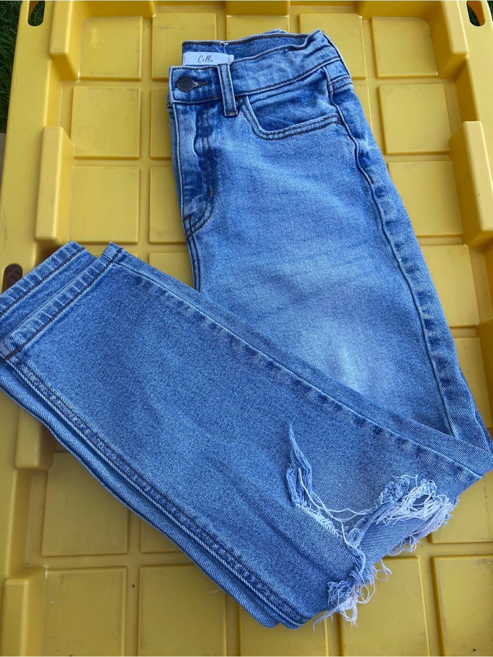 Cello Light Blue Distressed Jeans